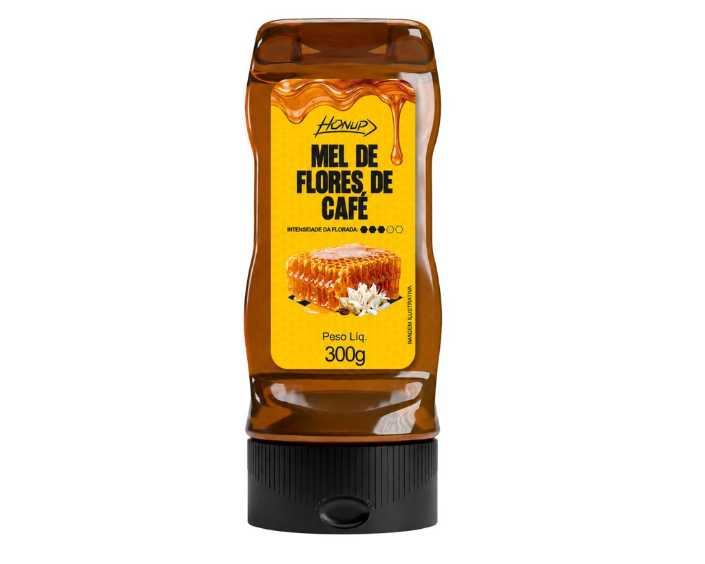 Bisnaga de Mel de Flores de Café Honup 300g