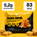 Paçoquinha com mel e amendoim desengordurado